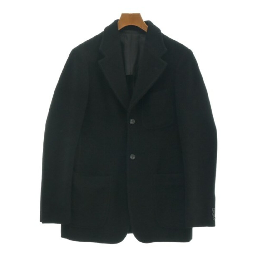 ARMANI COLLEZIONI カジュアルジャケット 44(S位) 黒 【古着 ARMANI COLLEZIONI カジュアルジャケット 44(S位) 黒 【古着