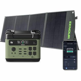 EENOUR - EENOUR ポータブル電源 P2001PLUS ソーラーパネル120W