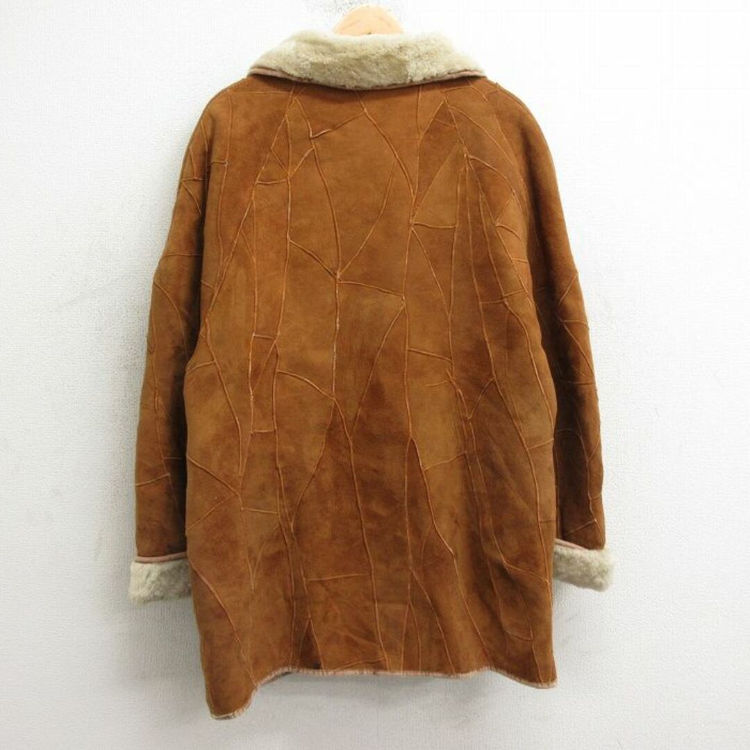 L☆古着 長袖 スエード レザー ボア ジャケット メンズ 90年代 L☆古着 長袖 スエード レザー ボア ジャケット メンズ 90年代