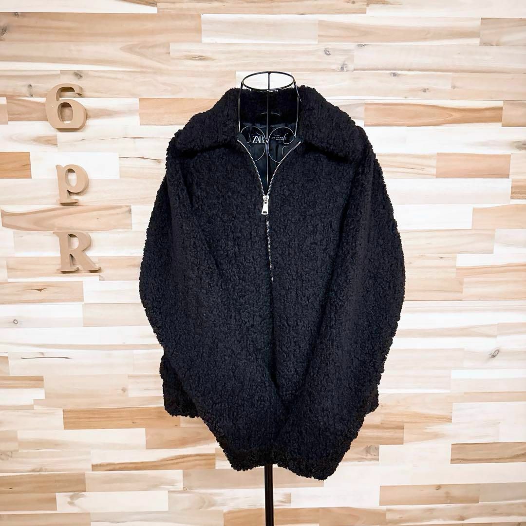 ZARA - 【ザラ】オーバーサイズ もこもこ ボア ジップアップ ZARA - 【ザラ】オーバーサイズ もこもこ ボア ジップアップ