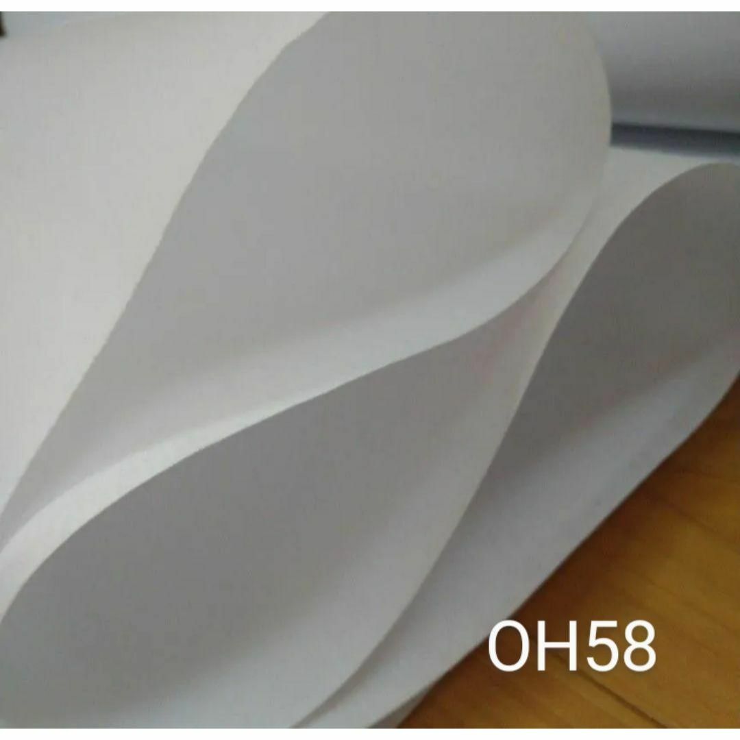国産良質 OH58 アイロン接着芯 厚手 ハード 白ロール発送20m⇒量 国産良質 OH58 アイロン接着芯 厚手 ハード 白ロール発送20m⇒量