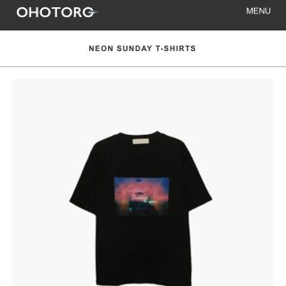 オオトロ(OHOTORO)のohotoro neon sunday Tシャツ(Tシャツ(半袖/袖なし))