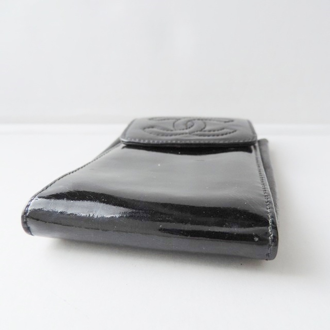 CHANEL(シャネル) シガレットケース - 黒 ココマーク レザー CHANEL(シャネル) シガレットケース - 黒 ココマーク レザー