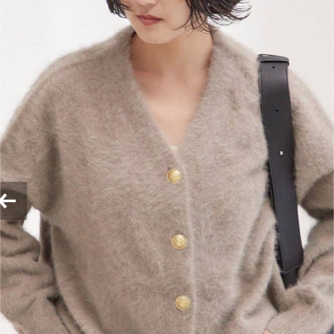 FOX CASHMERE Vネックカーディガン FOX CASHMERE Vネックカーディガン