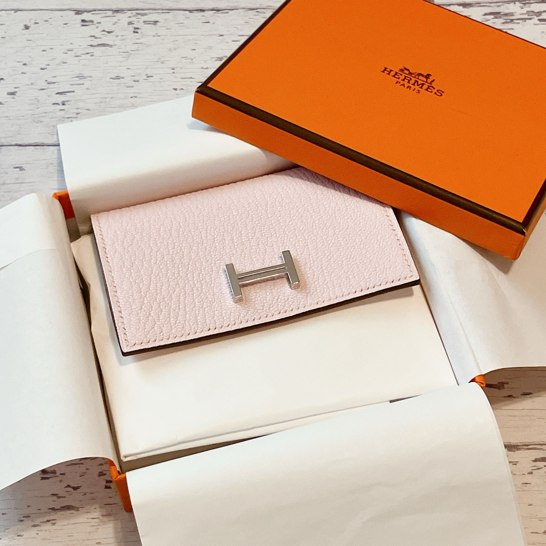 HERMES - 新色!激レア! エルメス ベアンミニ ローズダーリン HERMES - 新色!激レア! エルメス ベアンミニ ローズダーリン