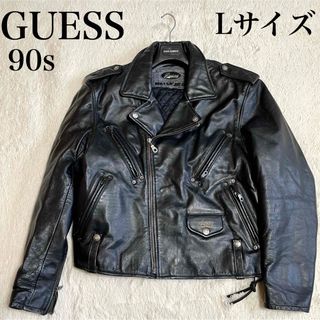 GUESS - 入手困難✨ ゲス GUESS レザージャケット 牛革 GUESS - 入手困難✨ ゲス GUESS レザージャケット 牛革