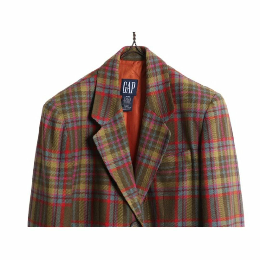 デッドストック 90s OLD GAP チェック テーラード ジャケット デッドストック 90s OLD GAP チェック テーラード ジャケット