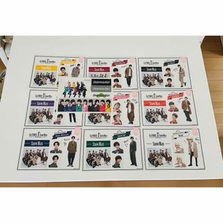 スノーマン(Snow Man)のSnowMan 1ST Anniversary ステッカー セット(アイドルグッズ)