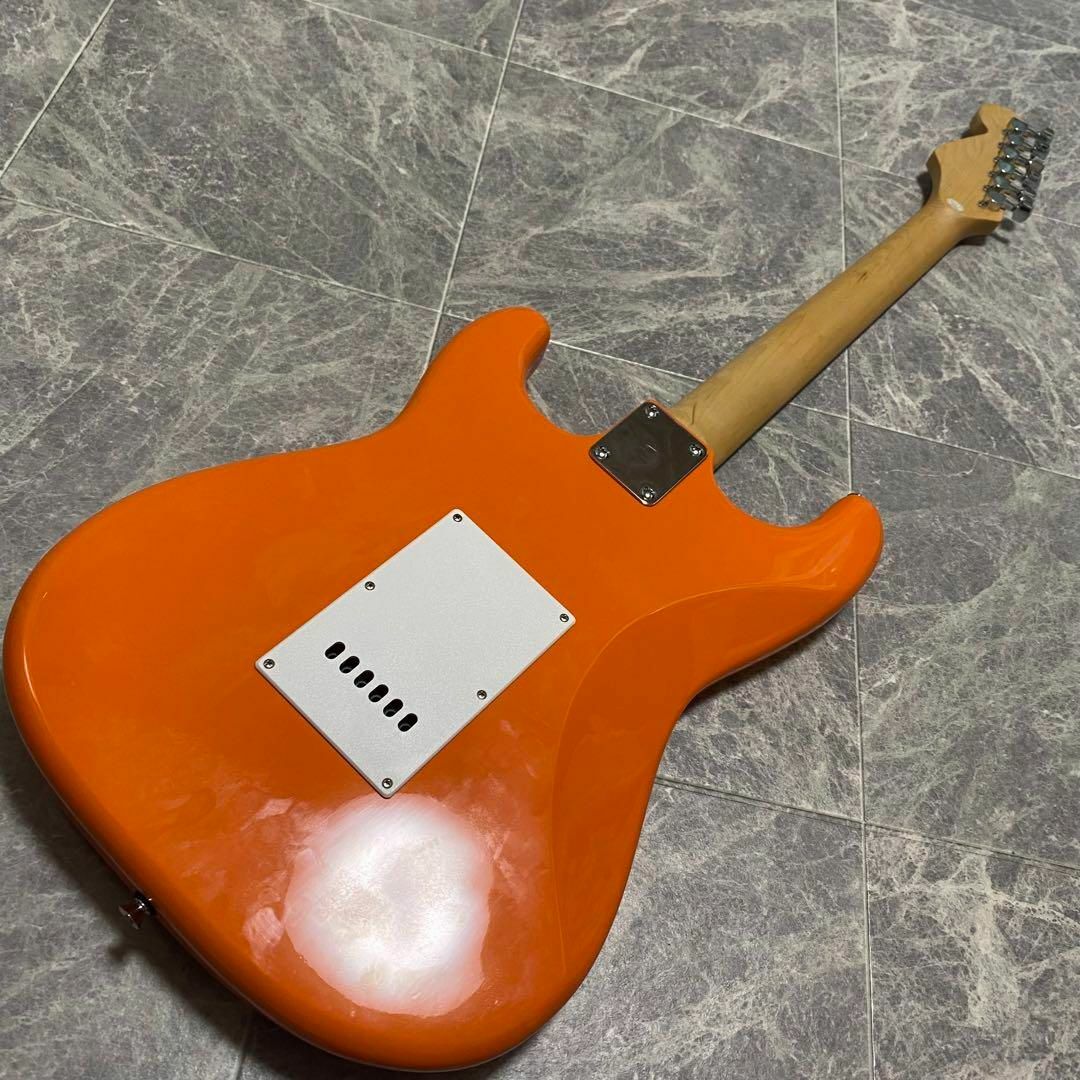 美品 SELDER 初心者向けエレキギター ストラトキャスター オレンジ