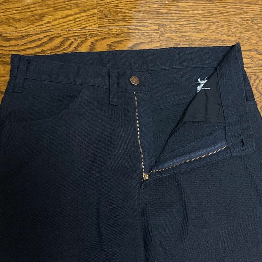 60-70s USA製 LEVI´S リーバイス スタプレ 646 ブラック パンツ 60-70s USA製 LEVI´S リーバイス スタプレ 646 ブラック パンツ