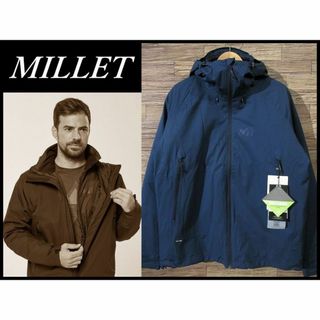 ミレー(MILLET)の新品 ミレー XL フィッツロイ 3イン1 ジャケット 防水 透湿 中綿 紺 ②(その他)