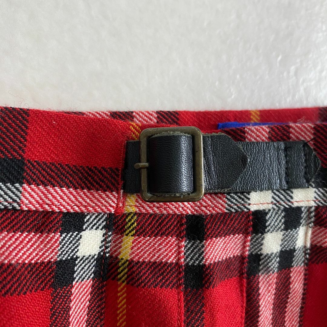 美品　バーバリーブルーレーベル 巻きスカート 36 ノバチェック　ベルト BURBERRY BLUE LABEL - バーバリーブルーレーベル スカート ノバ
