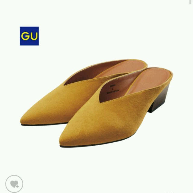 GU(ジーユー)の新品☆Vカットミュール サイズ S レディースの靴/シューズ(ミュール)の商品写真