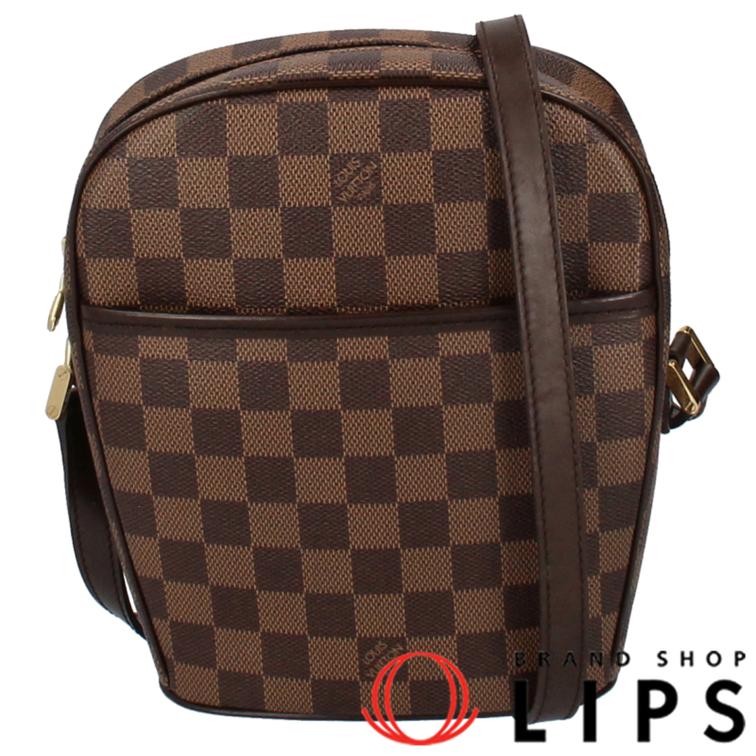 LOUIS VUITTON - ルイ・ヴィトン イパネマPM  N51294 ダミエ レディースショルダーバッグ ブラウン【中古】