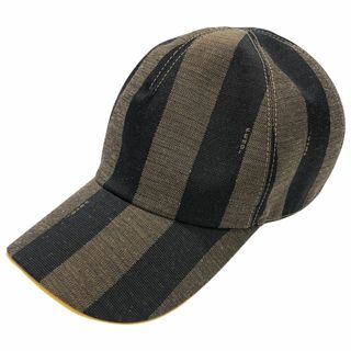 FENDI - 【中古】 Fendi フェンディ キャップ ペカン FXQ768 FENDI - 【中古】 Fendi フェンディ キャップ ペカン FXQ768