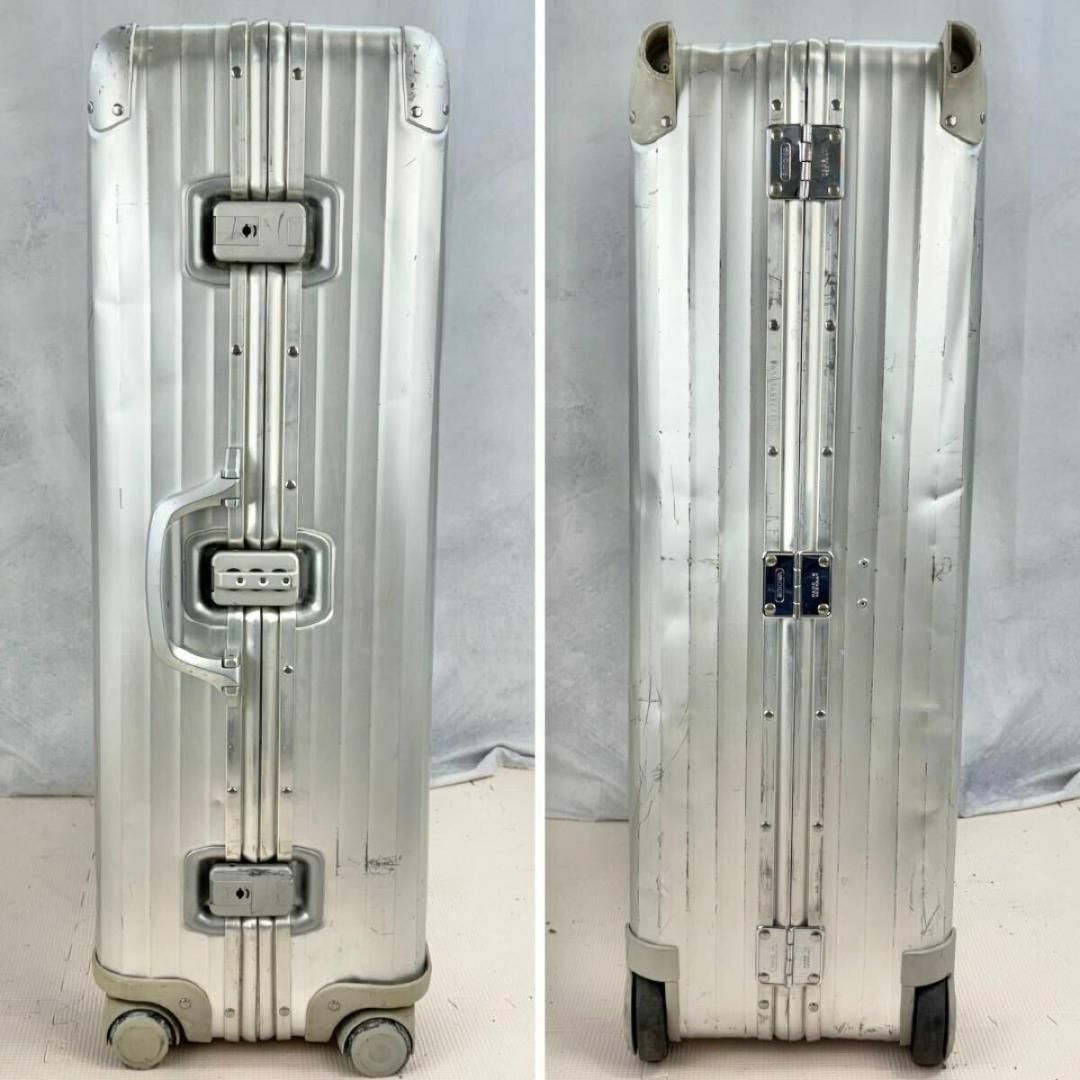 RIMOWA - 廃盤 青ロゴ リモワ トパーズ プルタブ 最大容量 104L RIMOWA - 廃盤 青ロゴ リモワ トパーズ プルタブ 最大容量 104L
