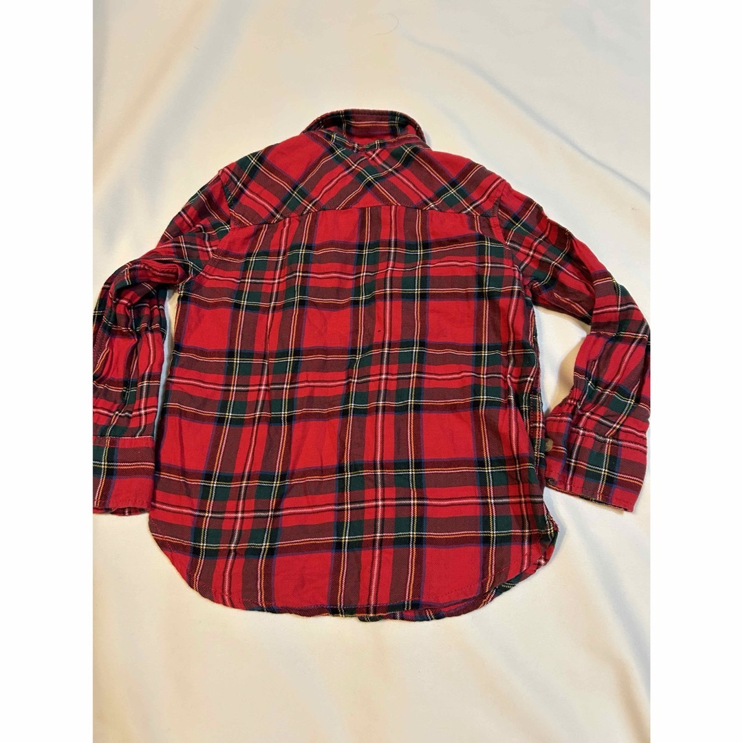 H&M - 赤チェックシャツ98サイズ ネルシャツの通販 by ※一部発送 H&M - 赤チェックシャツ98サイズ ネルシャツの通販 by ※一部発送