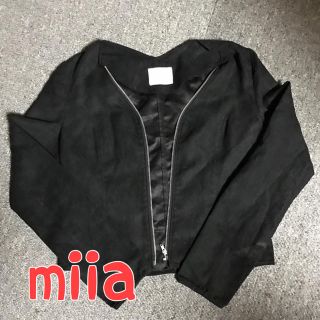 ミーア(MIIA)のmiiaのジャケット(ノーカラージャケット)