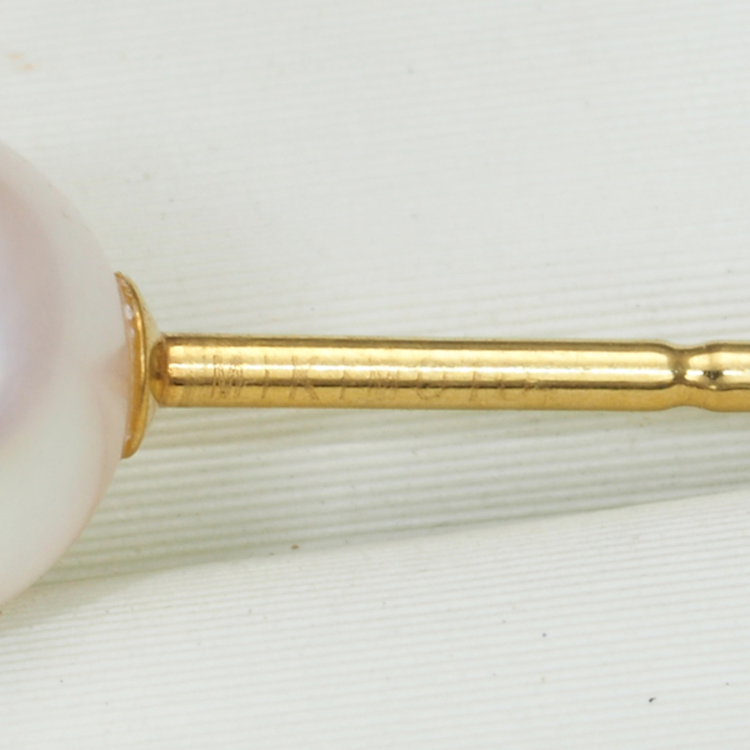 MIKIMOTO - ミキモト ピアス パール 真珠 6.2mm ダイヤ MIKIMOTO - ミキモト ピアス パール 真珠 6.2mm ダイヤ
