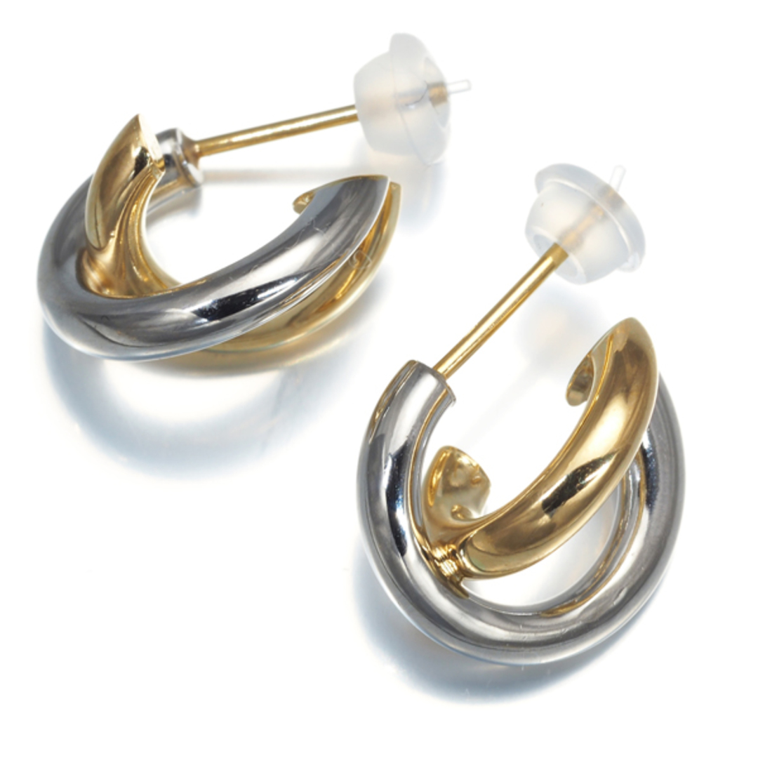 STAR JEWELRY - スタージュエリー ピアス フープ コンビカラー STAR JEWELRY - スタージュエリー ピアス フープ コンビカラー