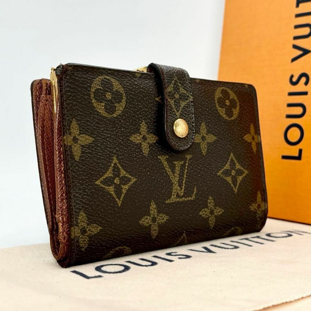 ルイヴィトン がま口 財布 折財布 ヴィエノワ おどし モノグラム ルイヴィトン がま口 財布 折財布 ヴィエノワ おどし モノグラム