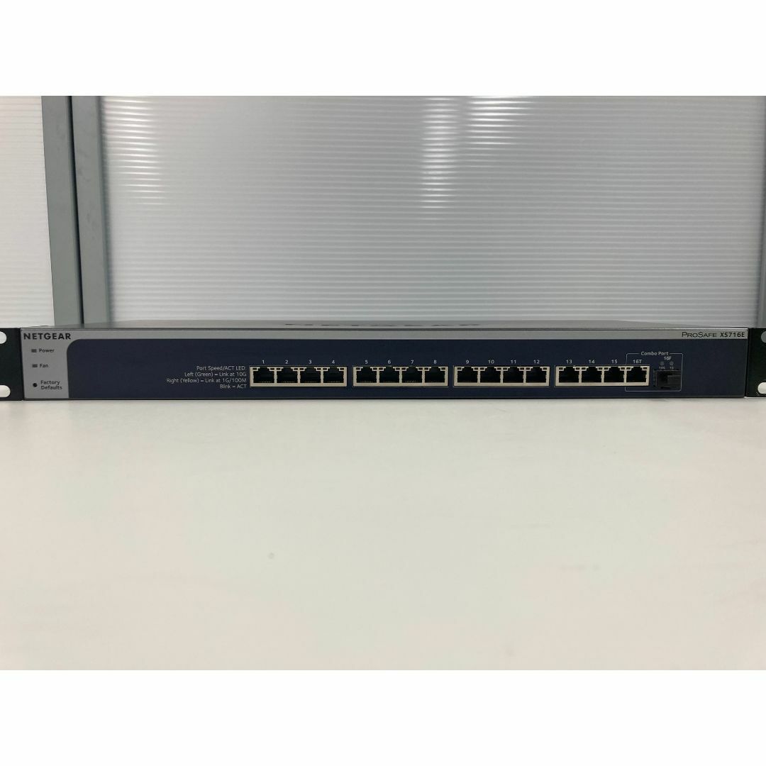 NETGEAR XS716E 10GbE L2スイッチ②