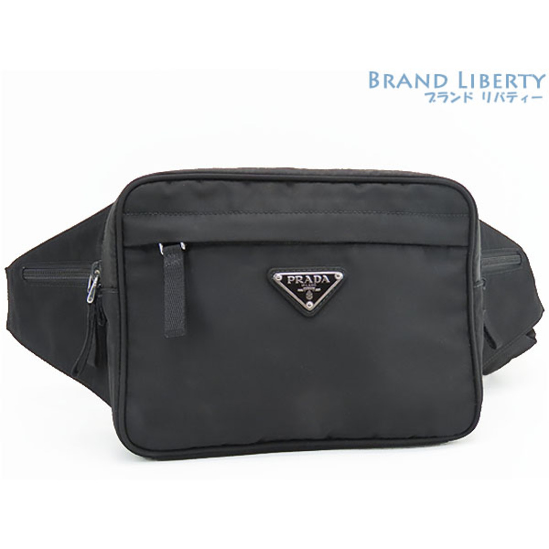 PRADA - 超美品 プラダ ナイロン ウエストバッグ ショルダーバッグ ボディバッグ バムバッグ ウエストポーチ ブラック テスート 2VL001