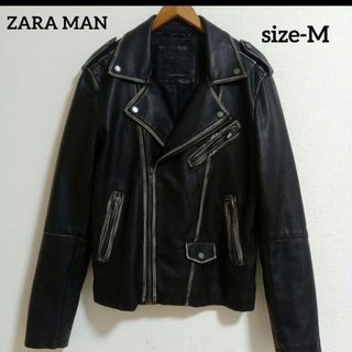 ZARA - ZARA STEVEN MEISEL レザー ライダースジャケットの通販 ZARA - ZARA STEVEN MEISEL レザー ライダースジャケットの通販