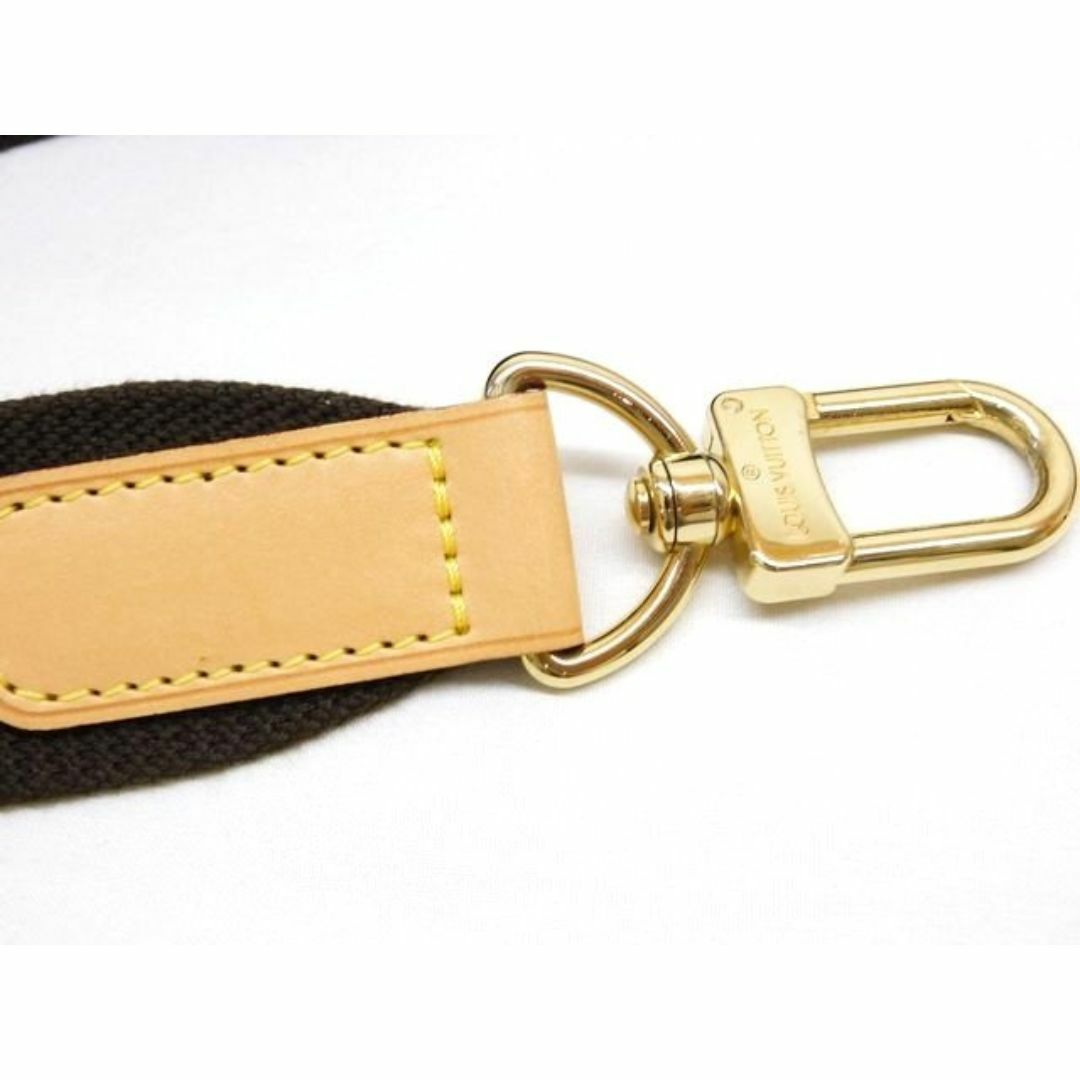 美品 ヴィトン ショルダーストラップ □ キャンバス×ヌメ革 美品 ヴィトン ショルダーストラップ □ キャンバス×ヌメ革