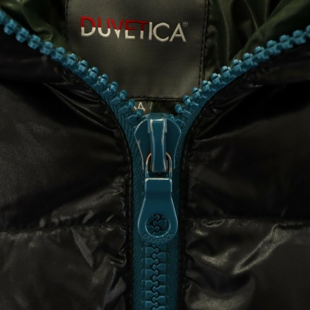 DUVETICA ダウンジャケット フード ナイロン アウター 44 S 黒 DUVETICA ダウンジャケット フード ナイロン アウター 44 S 黒