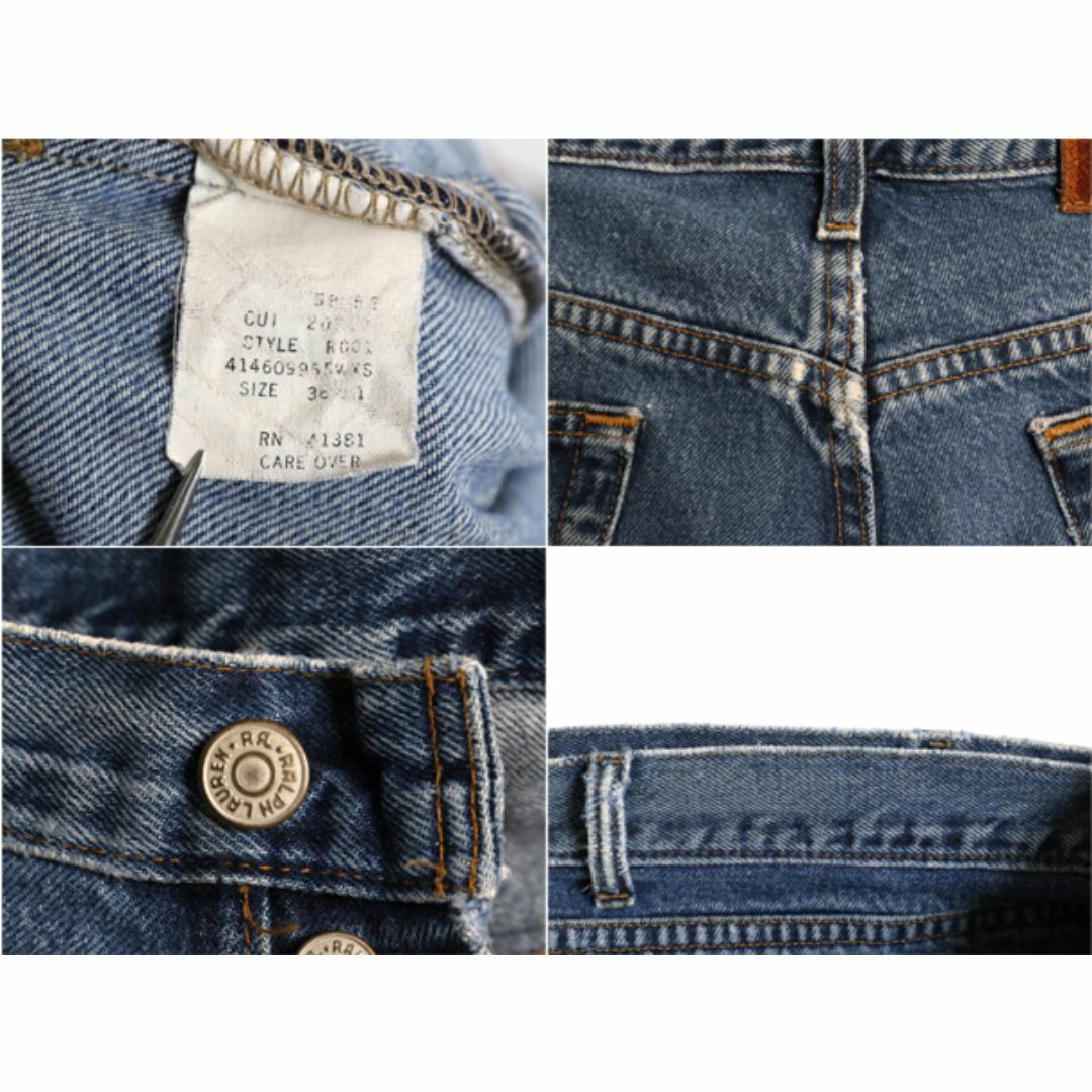 ヴィンテージ 加工 RRL ラルフローレン デニム パンツ メンズ 38 ヴィンテージ 加工 RRL ラルフローレン デニム パンツ メンズ 38