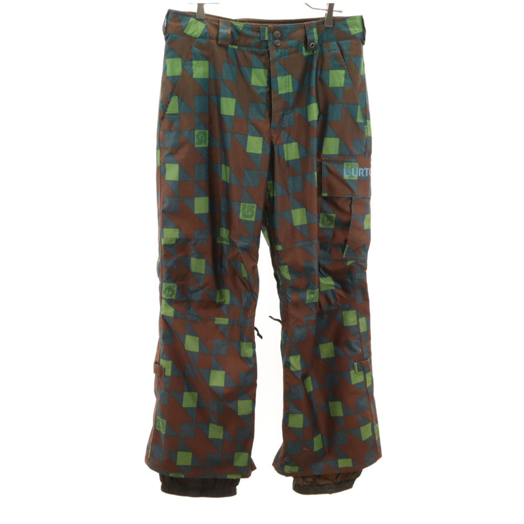 おトク情報がいっぱい! BURTON - バートン 総柄 スノーボード パンツ ブラウン BURTON その他