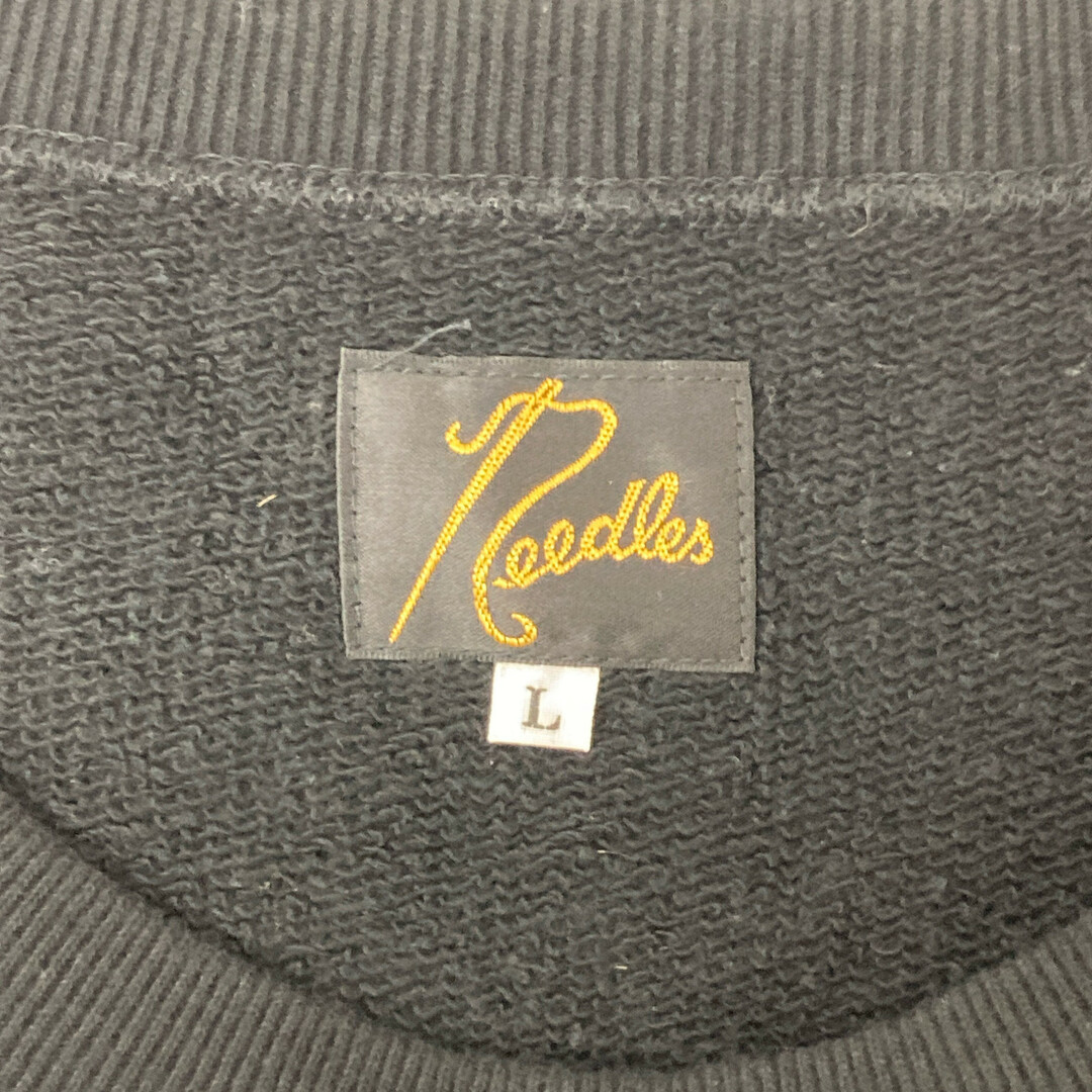 Needles - ニードルズ 22AW STUDIOUS別注 ブラック LQ377 クルースウェット Needles - ニードルズ 22AW STUDIOUS別注 ブラック LQ377 クルースウェット