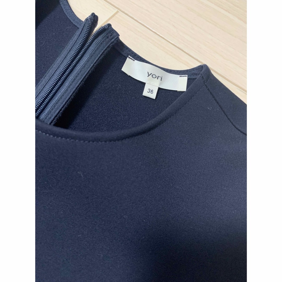 yori ぬくぬくティアードフリルブラウス 36 ホワイト2023AW yori ぬくぬくティアードフリルブラウス 36 ホワイト2023AW