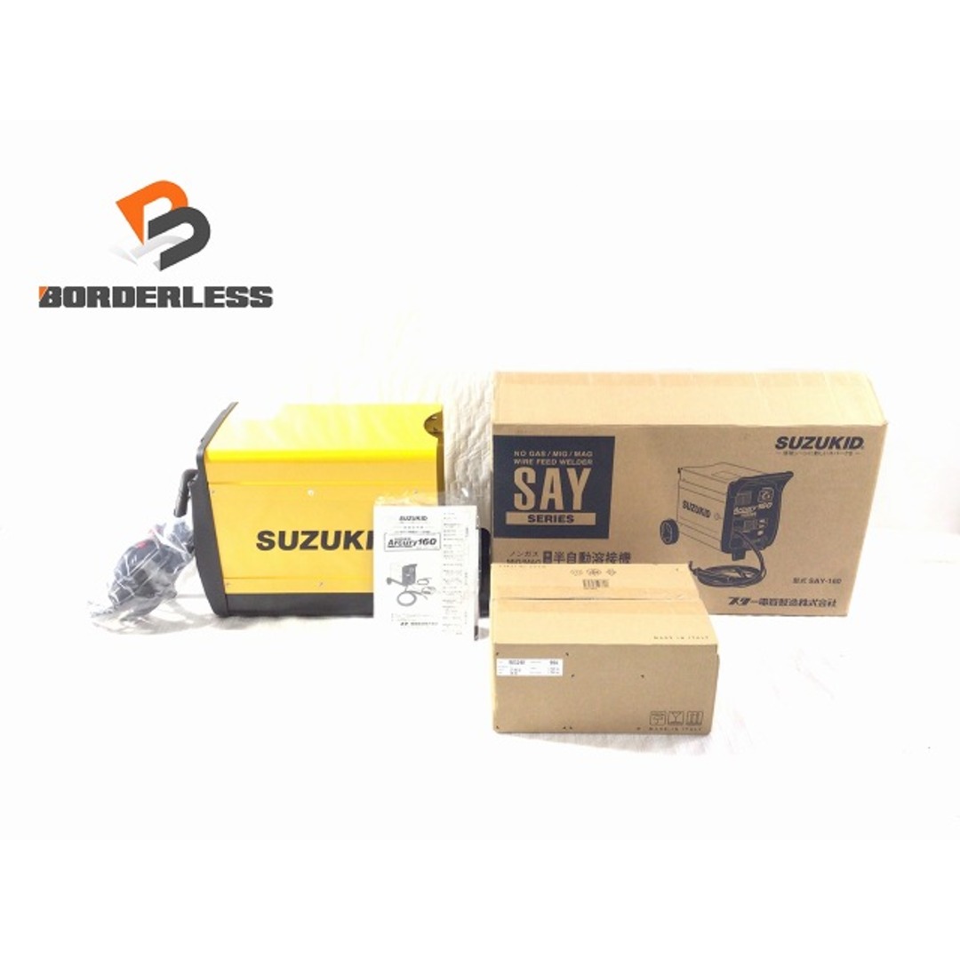 ☆未使用品☆ SUZUKID スズキッド ノンガス MIG/MAG兼用 SAY-160 200V 半自動溶接機 アーキュリー160 スター電器 100289