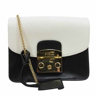 FURLA - FURLA ショルダーバッグ 924647 レザー ブラック FURLA - FURLA ショルダーバッグ 924647 レザー ブラック