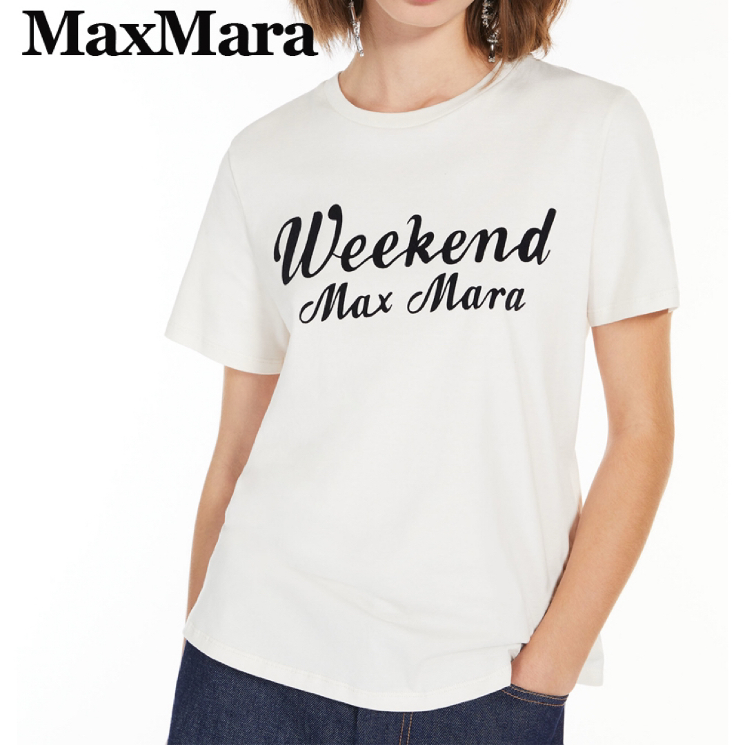 Weekend Max Mara - マックスマーラ コットン プリントTシャツ Weekend Max Mara - マックスマーラ コットン プリントTシャツ