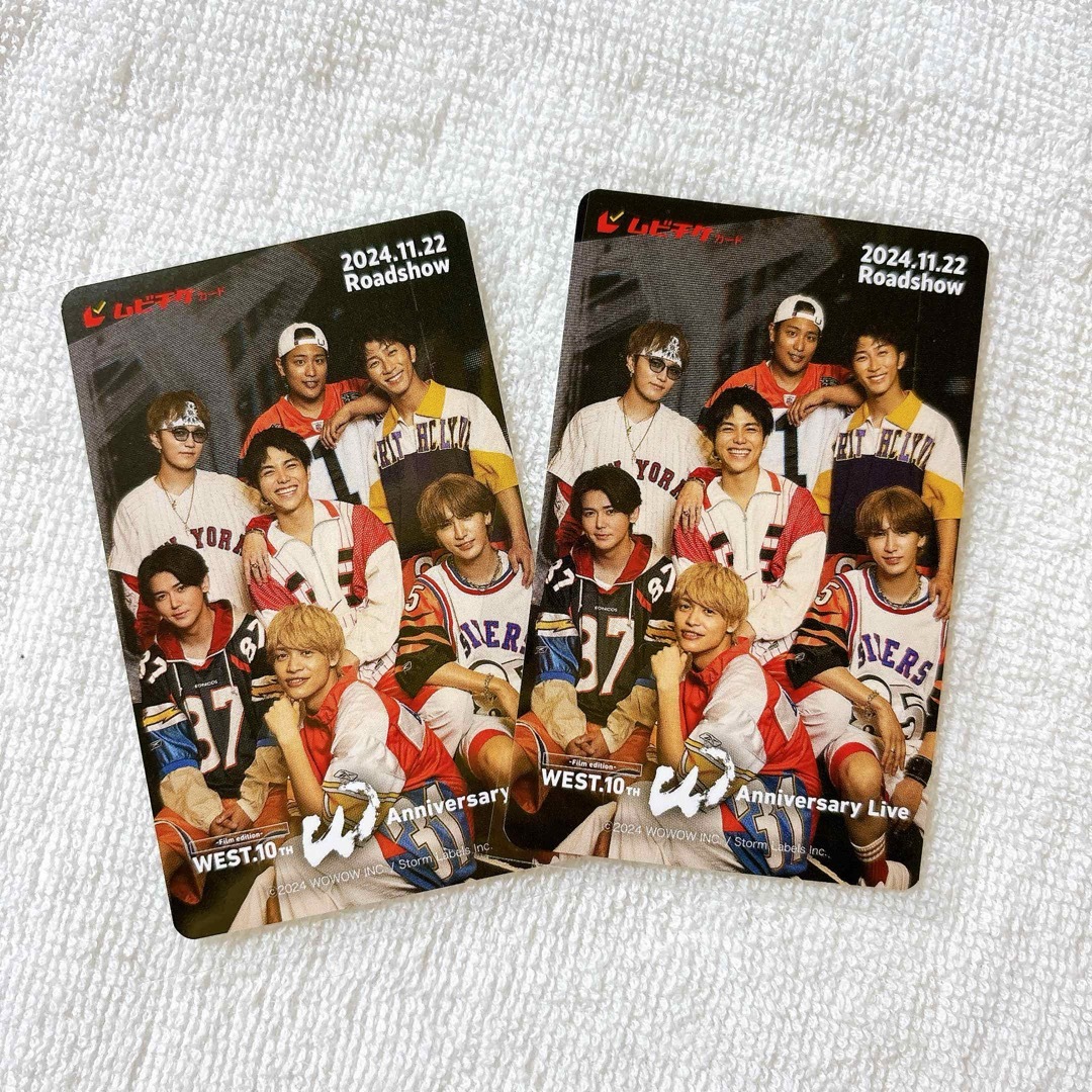 ジャニーズWEST(ジャニーズウエスト)のWEST. ムビチケ 新品 コード未使用品 2枚 チケットの映画(邦画)の商品写真