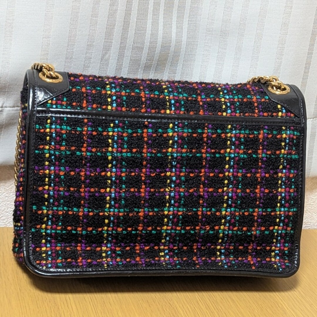SAINT LAURENT - サンローランNIKIツイードチェーンショルダー SAINT LAURENT - サンローランNIKIツイードチェーンショルダー