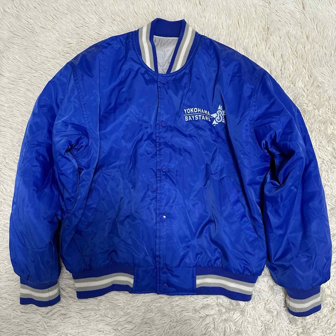 希少】横浜ベイスターズ MA1 スタジャン ブルー 98年 スタジアム 希少】横浜ベイスターズ MA1 スタジャン ブルー 98年 スタジアム