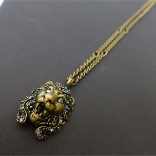 GUCCI - 希少 GUCCI オールドグッチ ライオンヘッド ライン GUCCI - 希少 GUCCI オールドグッチ ライオンヘッド ライン