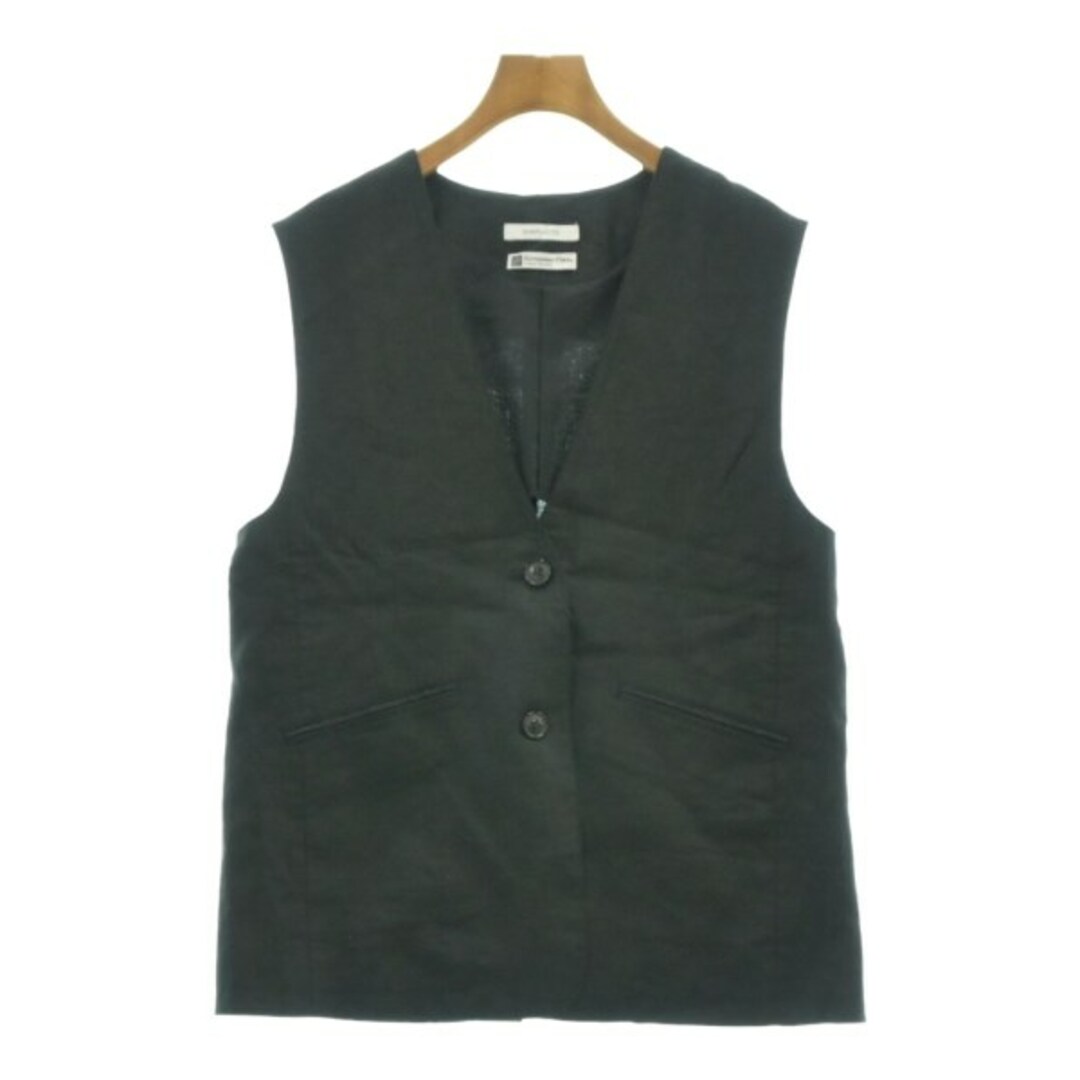 Simplicite - Simplicite シンプルシテ ベスト F 黒 【古着 Simplicite - Simplicite シンプルシテ ベスト F 黒 【古着