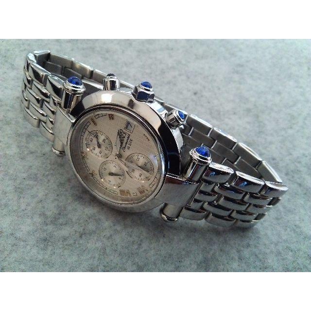 VERSACE(ヴェルサーチ)の美品! ALFRED VERSACE/ヴェルサーチ メンズ クオーツ メンズの時計(腕時計(アナログ))の商品写真