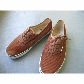 ヴァンズ(VANS)の★VANS　ローカットスニーカー　25.5cm　ブラウン　コーデュロイ(スニーカー)