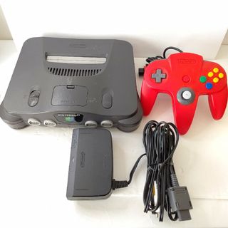 NINTENDO 64 - Nintendo ニンテンドー64 美品 ブラック レッド NINTENDO 64 - Nintendo ニンテンドー64 美品 ブラック レッド