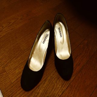 スエード生地パンプス(ハイヒール/パンプス)