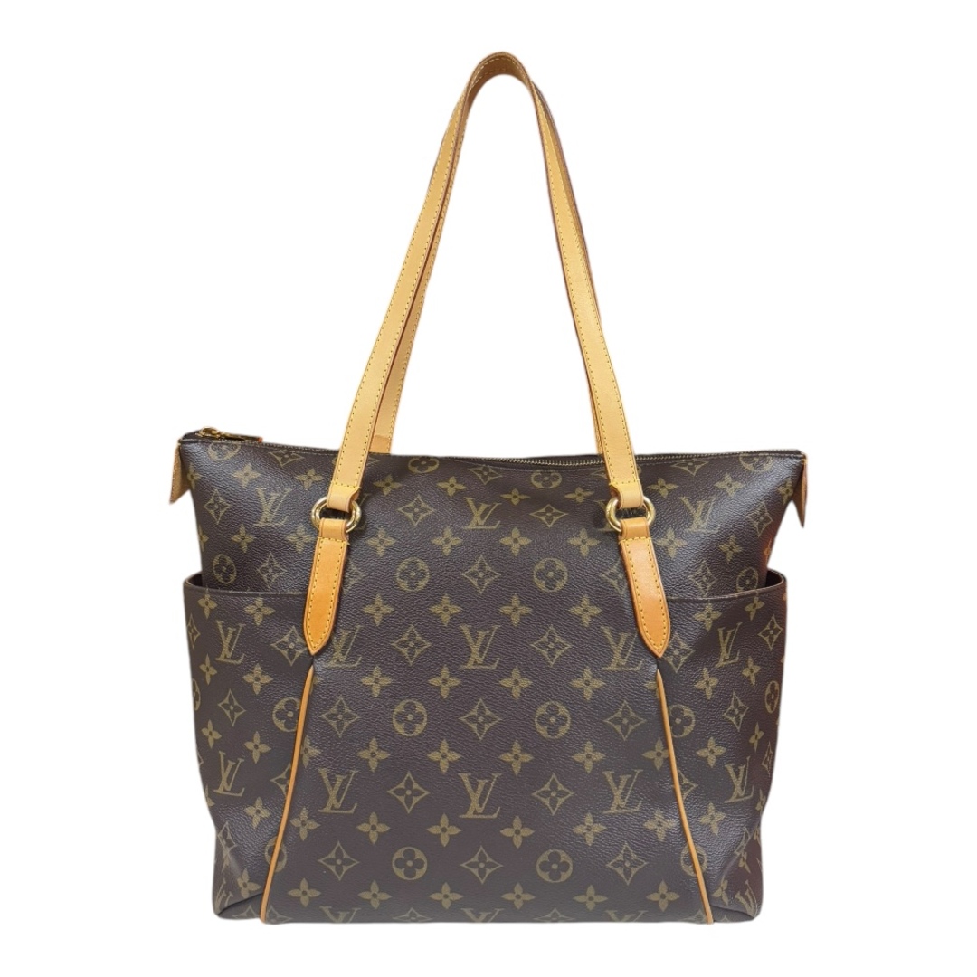 LOUIS VUITTON - ルイヴィトン トータリーMM モノグラム トートバッグ モノグラムキャンバス M56689 ブラウン レディース LOUIS VUITTON  中古