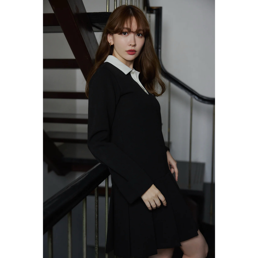 herlipto Polo Pleated Mini Dress ワンピース herlipto Polo Pleated Mini Dress ワンピース