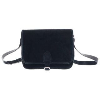 サンローラン(SAINT LAURENT)のSAINT LAURENT PARIS サンローランパリ LOGO MESSENGER BAG ロゴスウェード ショルダーバッグ メッセンジャーバッグ ブラック 515821 FAAM0 1077(ショルダーバッグ)