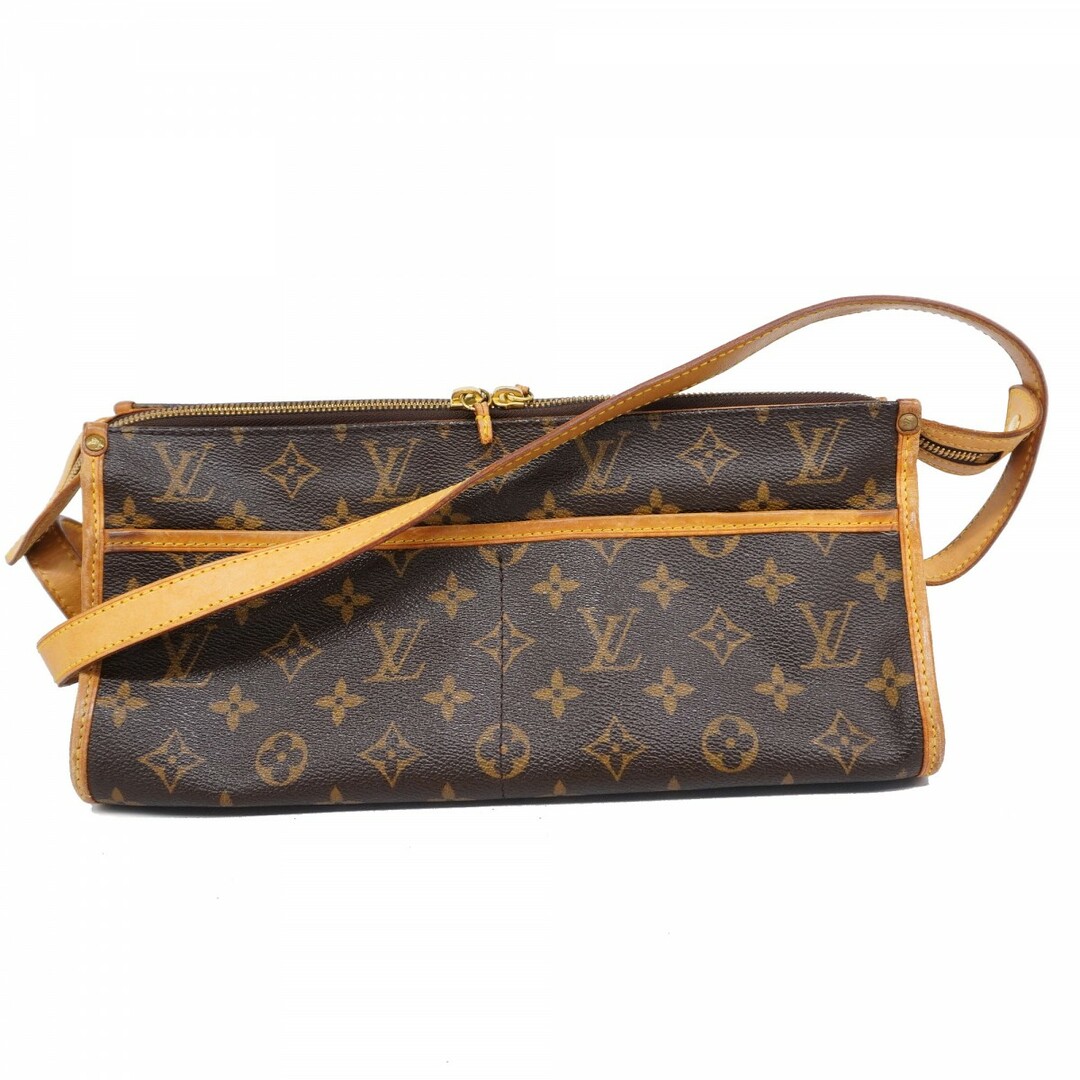 LOUIS VUITTON - 【4td3200】ルイヴィトン ショルダーバッグ モノグラム ポパンクールロン M40008 ブラウン【中古】レディース